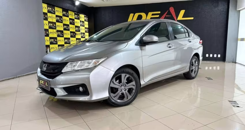 Honda City LX 1.5 - Cinza - 2015/2015