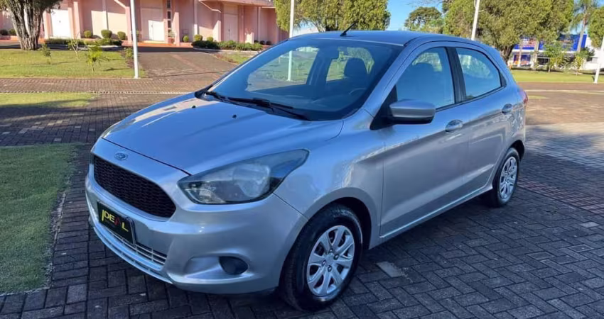 Ford KA SE 1.0 HA - Prata - 2014/2015