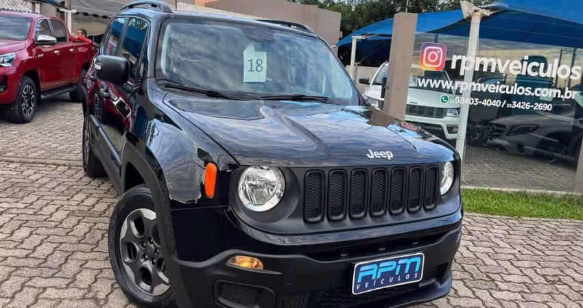 Jeep Renegade Sport 1.8 4x2 Flex 16V Aut.  - Preta - 2018/2018