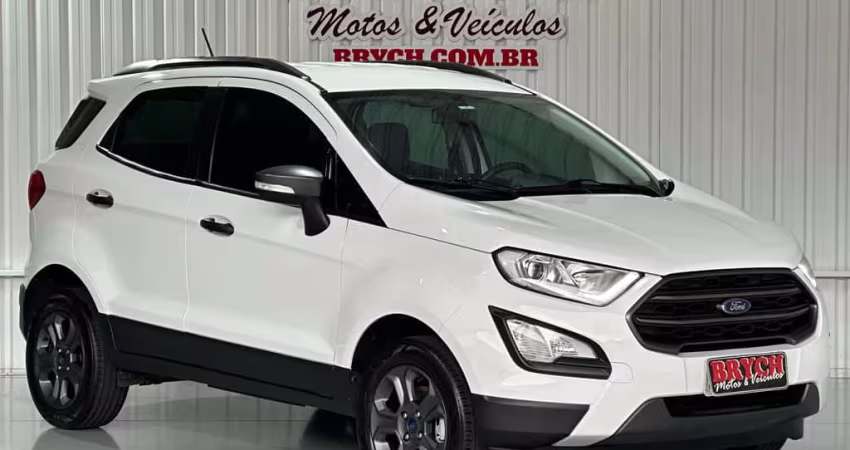 Ford EcoSport FREESTYLE 1.5 12V Flex 5p Mec.  - Branca - 2018/2019