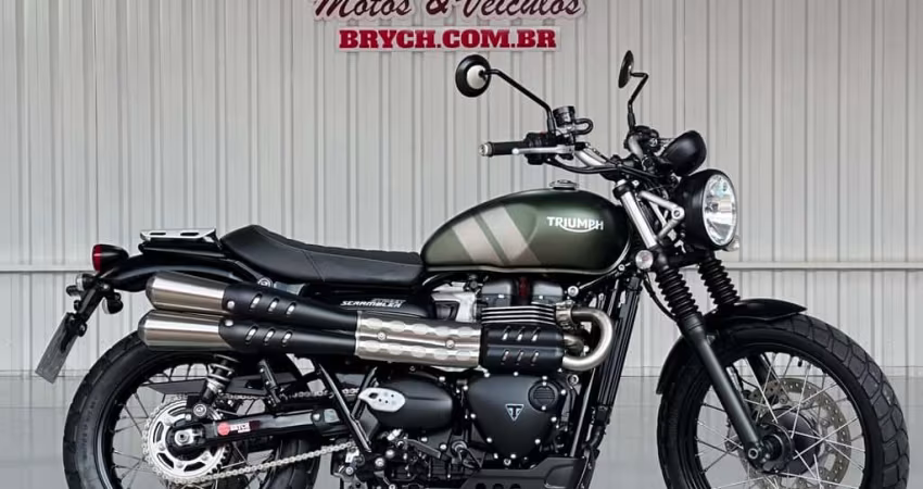 Triumph Street SCRAMBLER 900cc ABS - Verde - 2021/2022
