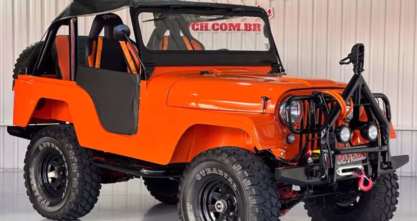 Ford Jeep WILLYS 4X4 - Laranja - 1977/1977