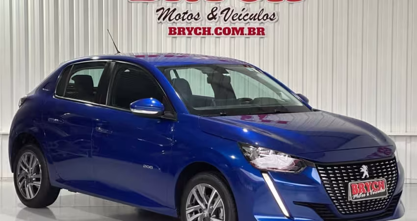 Peugeot 208 Allure 1.6 Flex 16V 5p Aut.  - Azul - 2021/2022