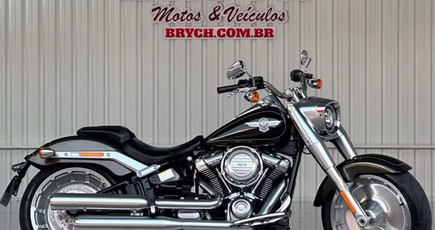 Harley Davidson Fat Boy FLFB ABS - Cinza - 2019/2020