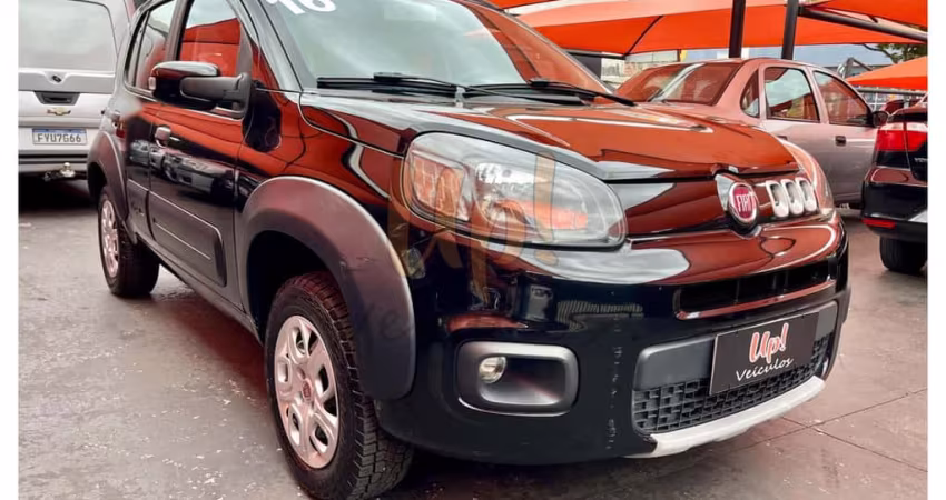 Fiat Uno WAY 1.4 - Preta - 2016/2016
