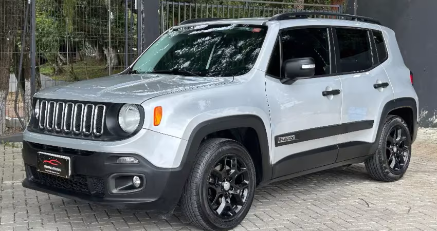 JEEP RENEGADE SPORT 1.8 MT, BAIXO KM, PNEUS NOVO, FINANCIA ESTUDO TROCAS .