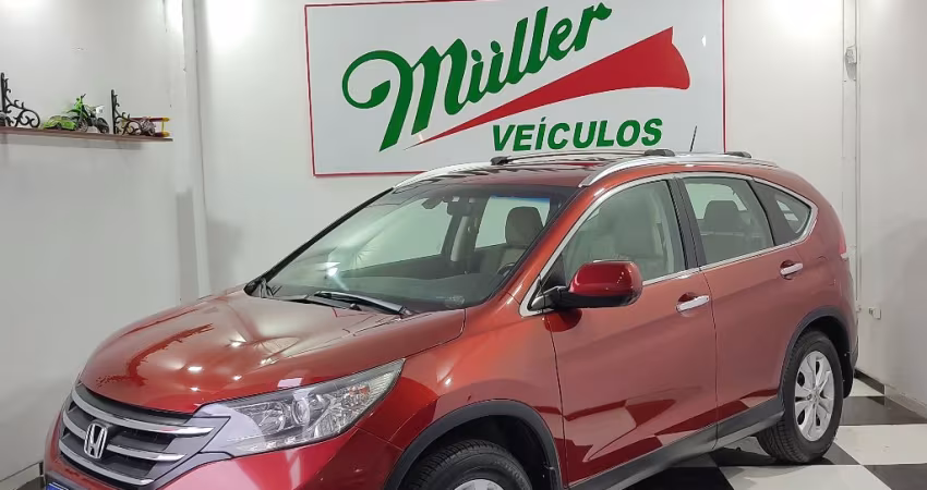 CR-V EXL Flex c/teto solar couro caramelo 2014