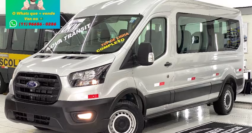 Ford - Transit L3H2 Minibus Passageiro 15 Lugares Zero KM Ano  2024/2024 Pronta entrega!!! R$278.890
