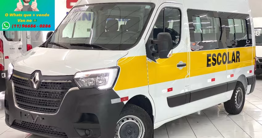 Renault - Master L2H2 Escolar 20lugares Novo motor Biturbo 150cv Ano2026 Pronta entrega!!!
