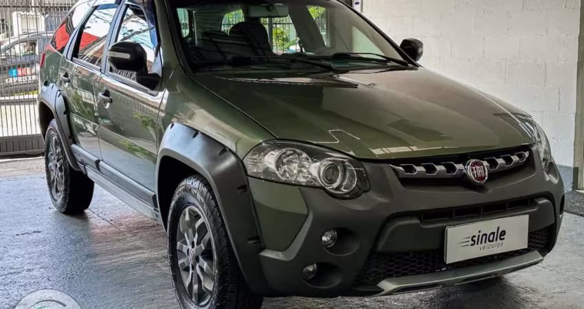 Fiat Palio WK ADVEN FLEX - Verde - 2013/2014