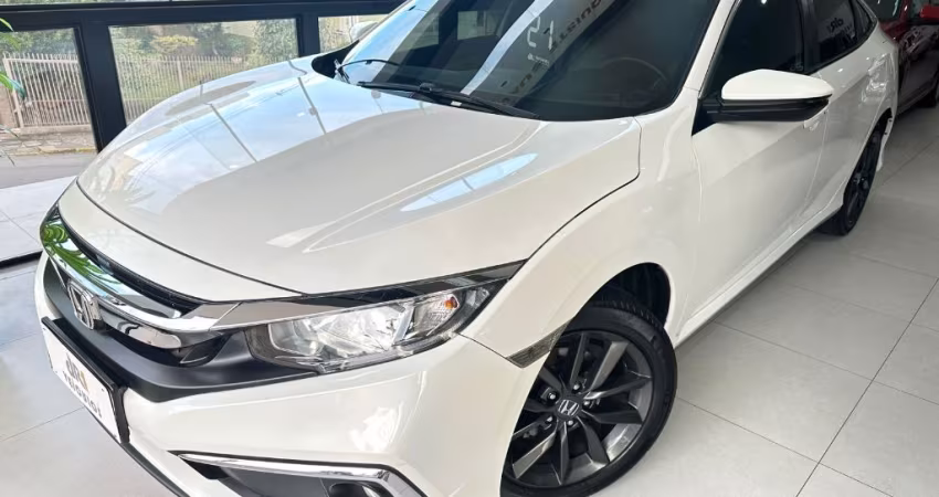 Honda Civic 2.0 16v Flexone Ex 4p Cvt 2021 Branca 