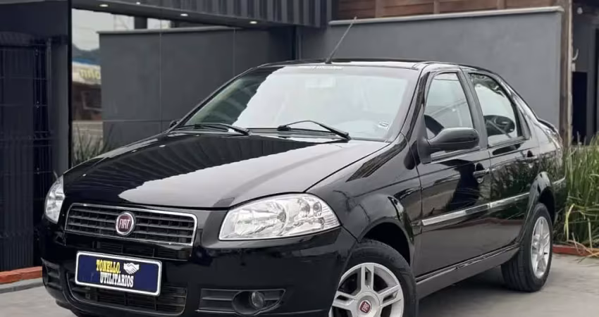 Fiat Siena EL 1.0 mpi Fire Flex 8V 4p  - Preta - 2010/2011