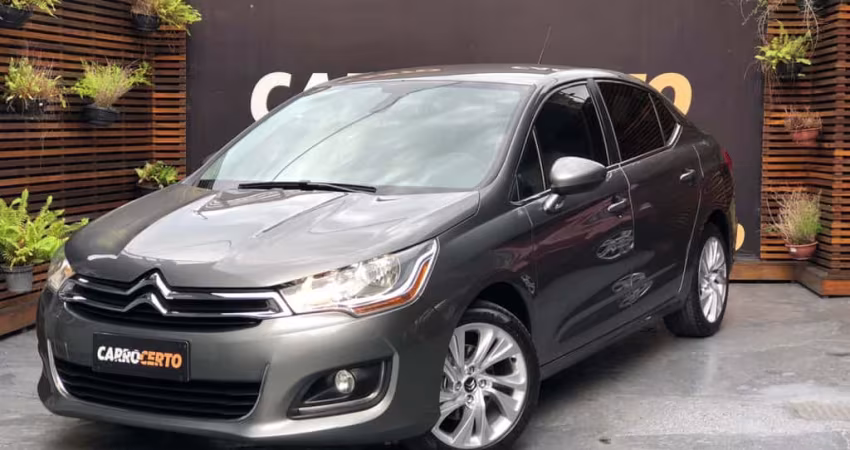 Citroën C4 LOUNGE Tendance 2.0  Aut. 2014 Flex   Muito conforto e estilo