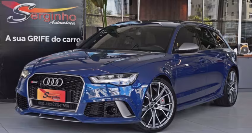 Audi Rs6 2018 4.0 avant v8 32v bi-turbo gasolina 4p tiptronic