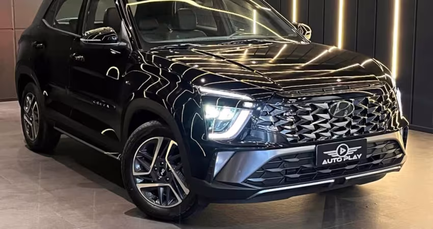 Hyundai Creta N Line 1.0 TB 12V Flex Aut.  - Preta - 2023/2024