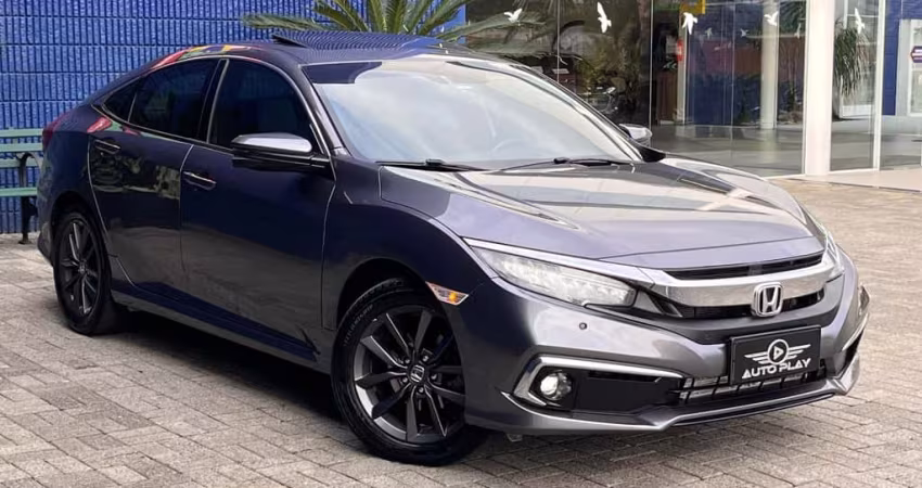 Honda Civic Sedan TOURING 1.5 Turbo 16V Aut.4p  - Cinza - 2019/2020