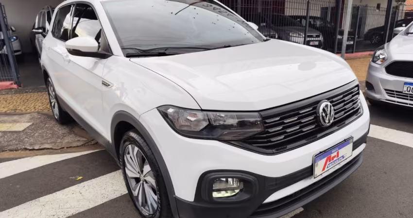 T-CROSS TOP DE LINHA, COM TETO PANORAMICO, BANCOS EM COURO MARROM!!!
