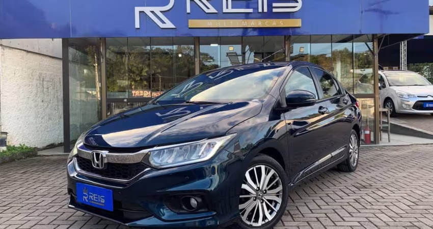 Honda City Sedan EXL 1.5 Flex  16V 4p Aut.  - Azul - 2018/2018