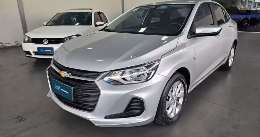 Chevrolet Onix SEDAN Plus LT 1.0 12V Flex 4p Mec.  - Prata - 2022/2023