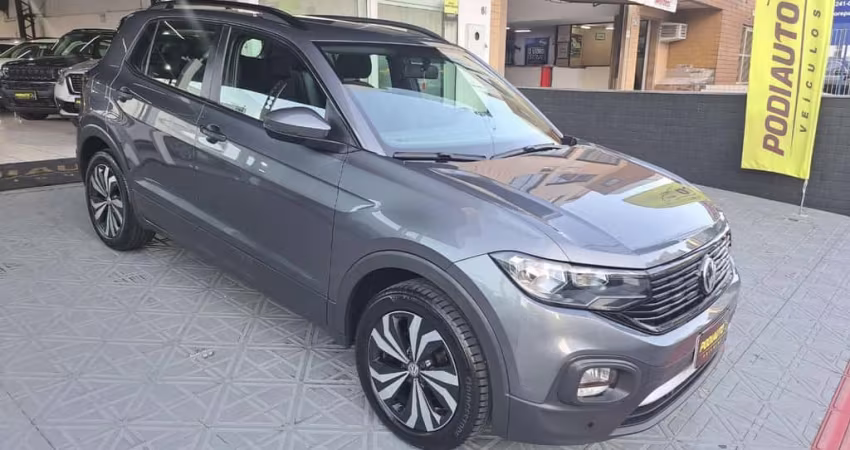 Volkswagen T-Cross 200 TSI 1.0  Flex 12V 5p Aut.  - Cinza - 2020/2021