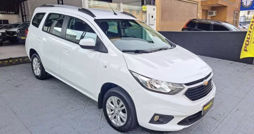 Chevrolet Spin LT Flex Aut UNICO DONO 54 MIL KM   - Branca - 2020/2020