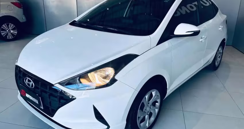 Hyundai HB20S Vision 1.0 Flex 12V Mec.  - Branca - 2020/2021
