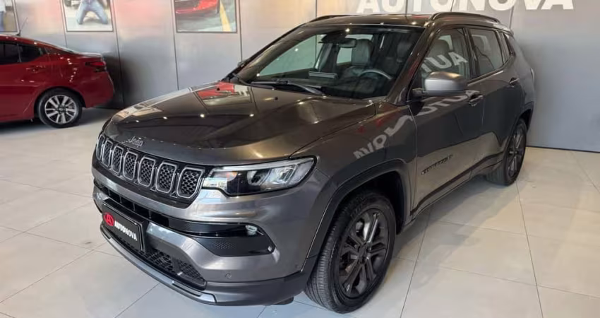 Jeep Compass LONG. T270 1.3 TB 4x2 Flex Aut.  - Cinza - 2021/2022
