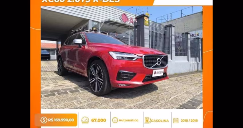 VOLVO XC60 2.0T5 R-DES 2018 VERMELHO