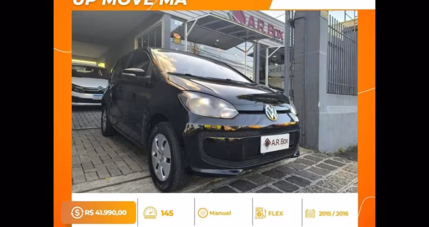VOLKSWAGEN UP MOVE MA 2016 PRETO ABAIXO DA FIPE FINACIA 100%