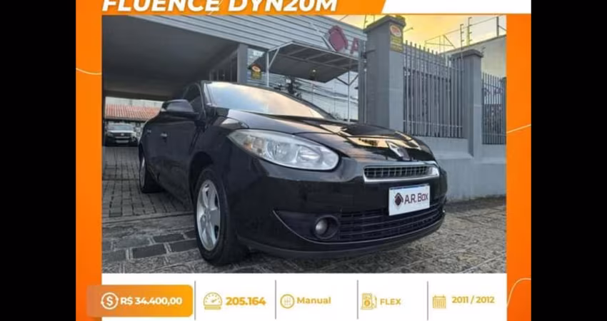 RENAULT FLUENCE DYN20M 2012 PRETO