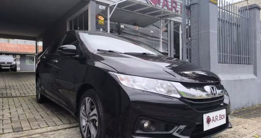 HONDA CITY EX CVT 2017 PRETO