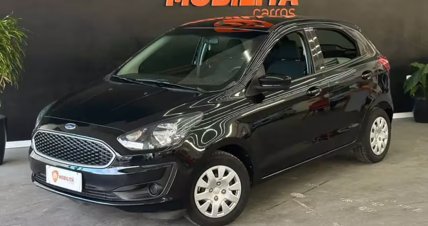 Ford KA 1.0 SE/SE Plus TiVCT Flex 5p  - Preta - 2020/2021