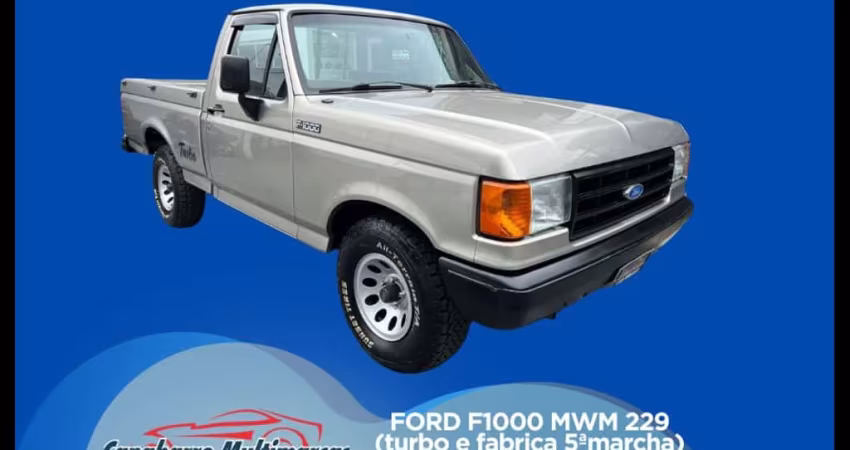 F-1000 Super/ S.Série 4x4 3.9 Diesel