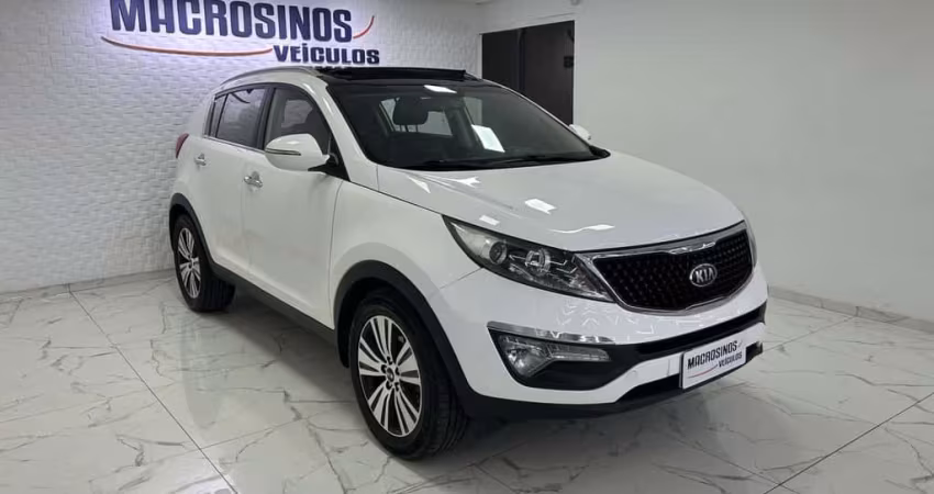 Kia Sportage EX 2.0 16V/ 2.0 Flex Aut.  - Branca - 2014/2015