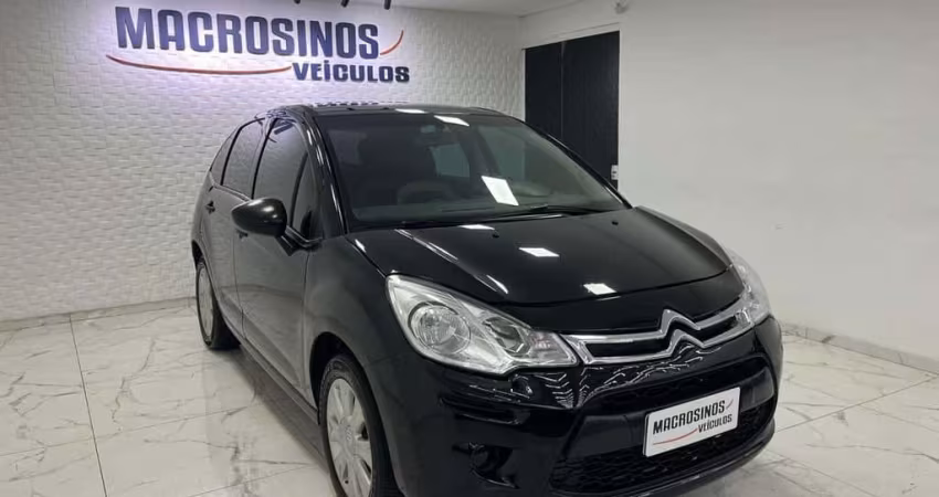 Citroën C3 Origine 1.5 Flex 8V 5p Mec.  - Preta - 2013/2014