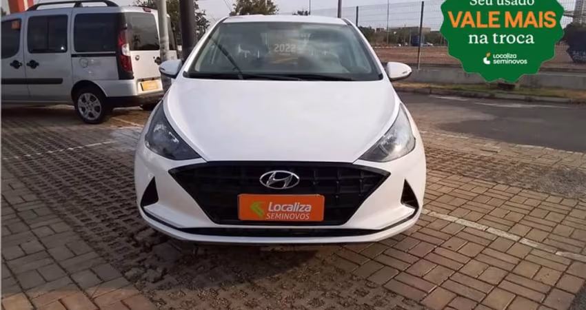 Hyundai Hb20s 2022 1.0 12v flex evolution manual