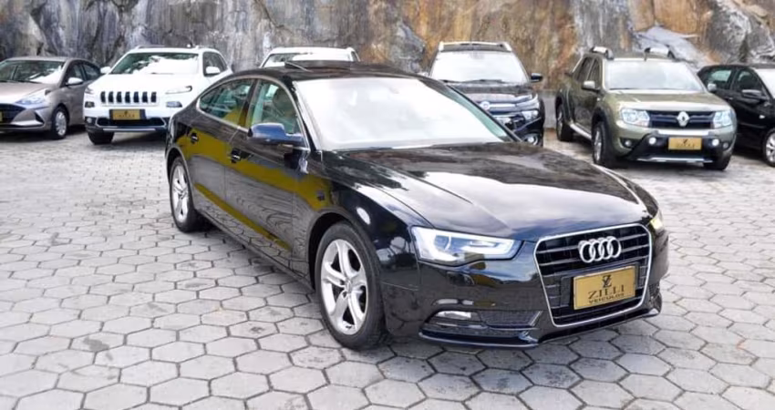 Audi A5 SPORTBACK 1.8 TFSI AT  - Preta - 2014/2015
