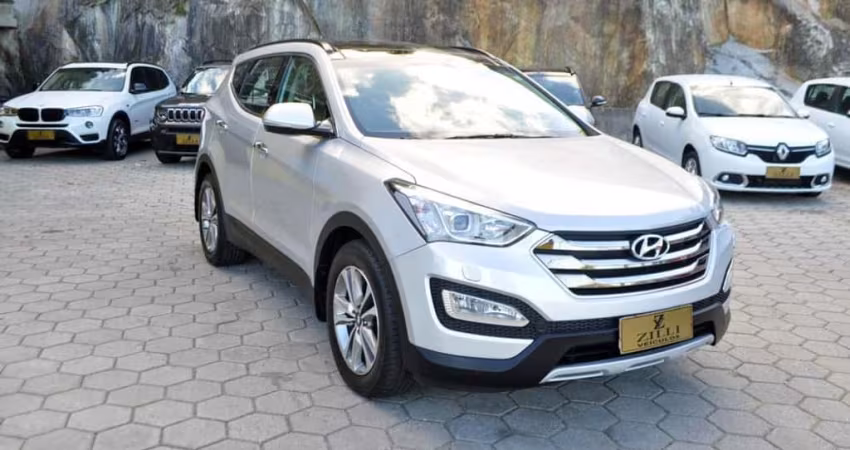 Hyundai Santa Fé GLS 3.3 V6 4X4 AT (7L) - Prata - 2014/2015