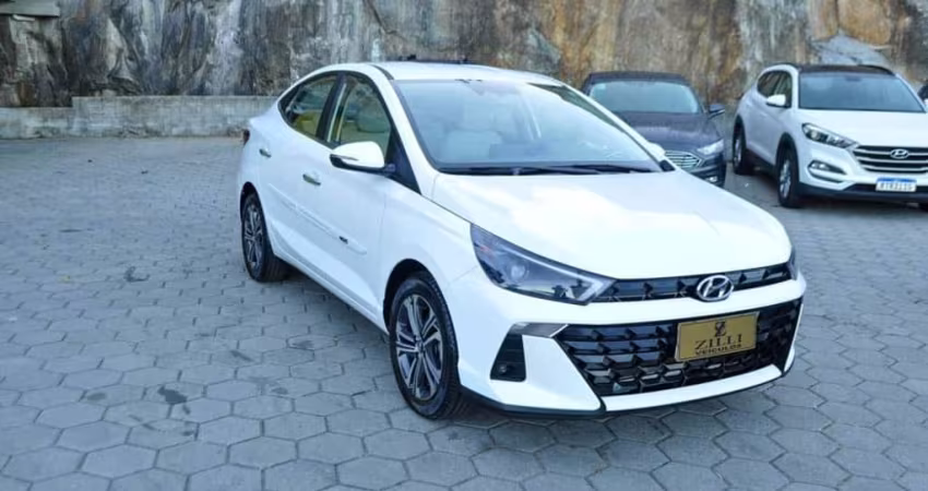 Hyundai HB20S PLATINUM PLUS 1.0 TURBO AT  - Branca - 2023/2024