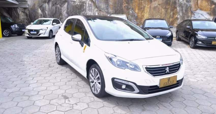 Peugeot 308 ROLAND GARROS 1.6 THP AT   - Branca - 2017/2018