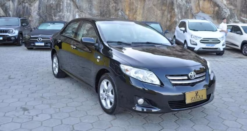 Toyota Corolla GLI 1.8 AT  - Preta - 2009/2010