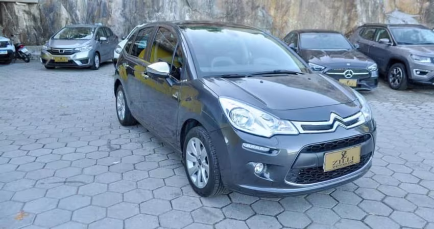 Citroën C3 EXCLUSIVE 1.6 AT  - Cinza - 2013/2014