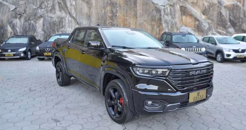 Ram Rampage R/T HURRICANE 2.0 TURBO 4X4 AT  - Preta - 2024/2024