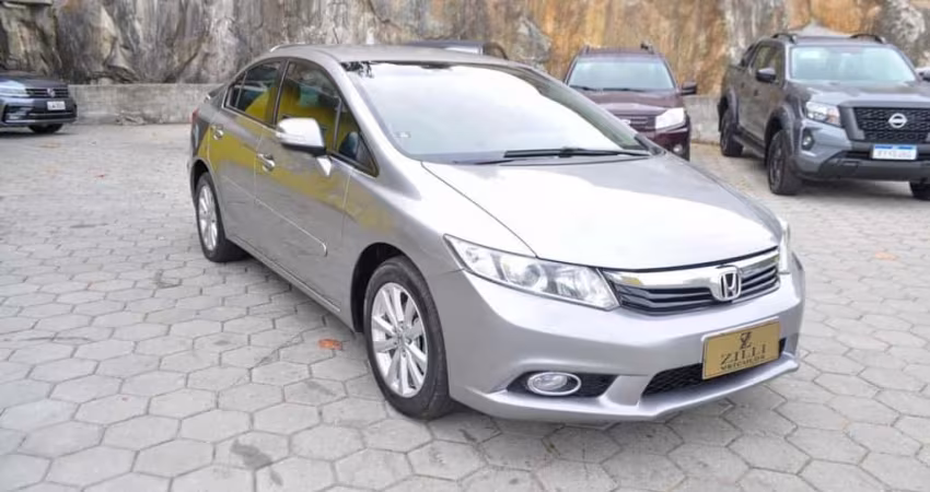 Honda Civic LXR 2.0 AT  - Cinza - 2013/2014