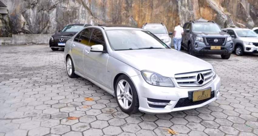 Mercedes-Benz C-250 CGI SPORT 1.8 TURBO AT  - Prata - 2011/2012