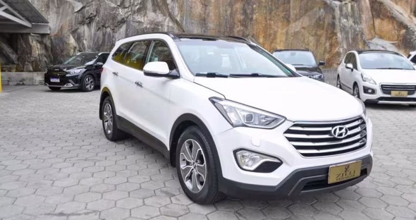 Hyundai Grand Santa Fé 3.3 V6 4X4 AT (7L)  - Branca - 2014/2015