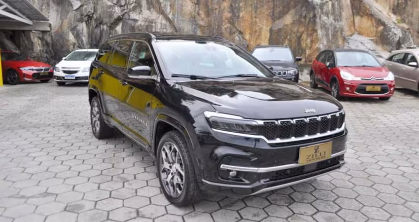 Jeep Commander OVERLAND T380 2.0 TURBO 4X4 AT - Preta - 2022/2023