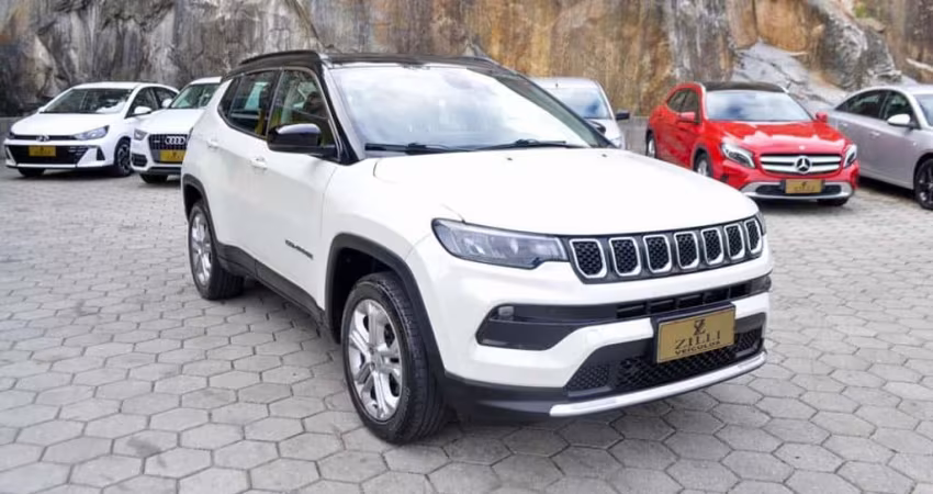Jeep Compass LONGITUDE T270 1.3 TURBO AT - Branca - 2022/2022