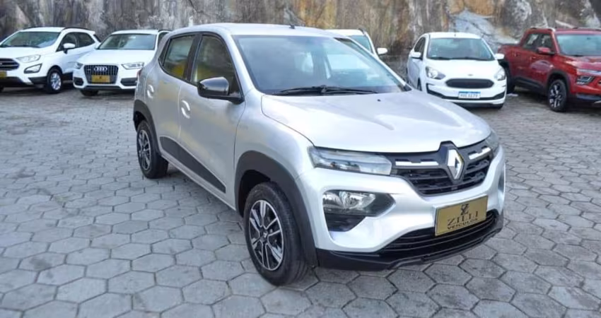 Renault Kwid INTENSE 1.0 MT - Prata - 2022/2023