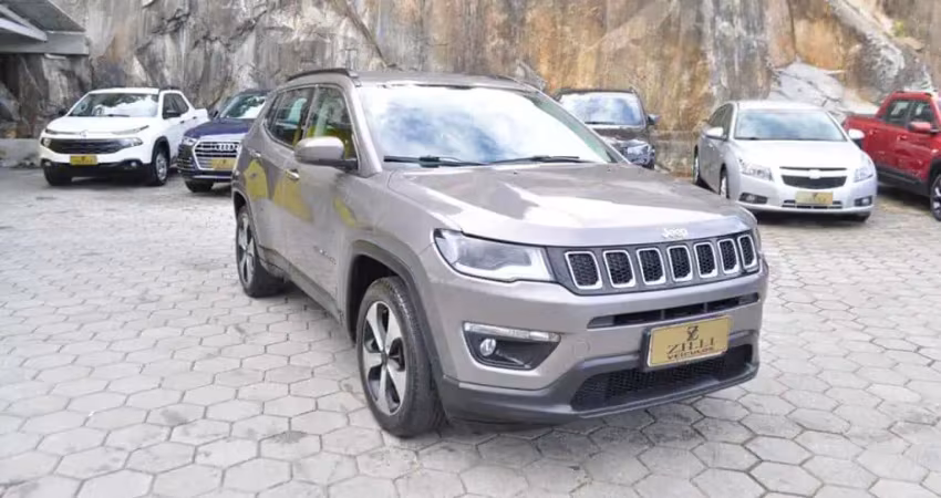 Jeep Compass LONGITUDE 2.0 AT - Cinza - 2018/2018